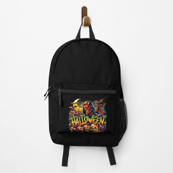 Item preview, Haunting Devil & Halloween Pumpkins Watercolor Art – Bold Halloween Design for T-Shirts, Mugs, Stickers & More designed and sold by artedigital99.