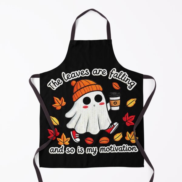 Item preview, The Leaves Are Falling Ghost - Funny Fall and Motivation Tee designed and sold by BlankCanvasHaHa.