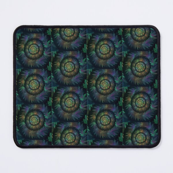 Item preview, Swirls of Vibrant Colorful Marijuana Leaves designed and sold by JLEmporium.