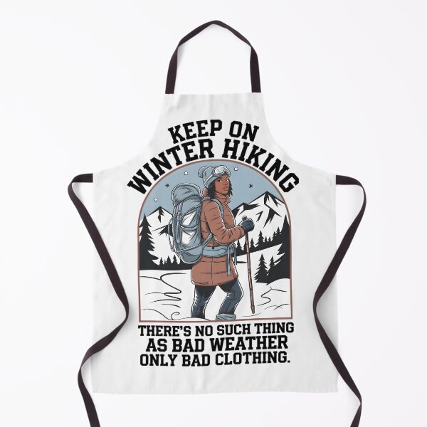 Item preview, Winter Hiking Woman: Embrace the Cold designed and sold by StuffUNeed2Wear.