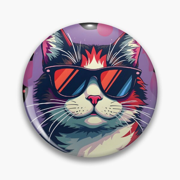 Item preview, Meowtastic Vibes Only Cool Cat Design designed and sold by sadman73.