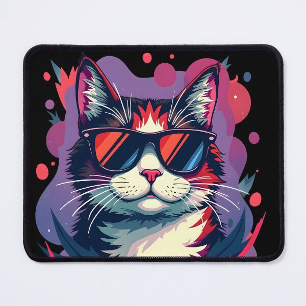 Item preview, Meowtastic Vibes Only Cool Cat Design designed and sold by sadman73.