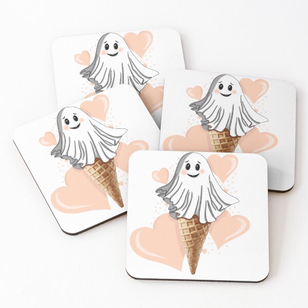 Item preview, Cute ghost ice cream  designed and sold by Maryart8.