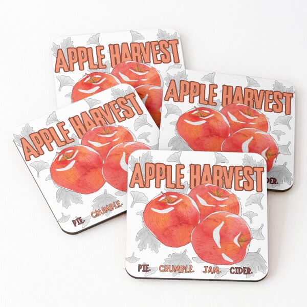 Item preview, Apple Harvest Autumn Leaves Red Grey designed and sold by AnnaJ96@.
