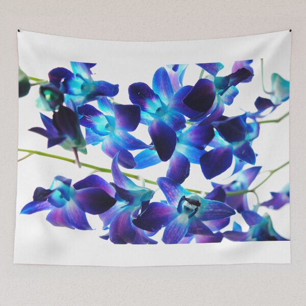 Item preview, Purple Orchids on White designed and sold by bloomingvine.