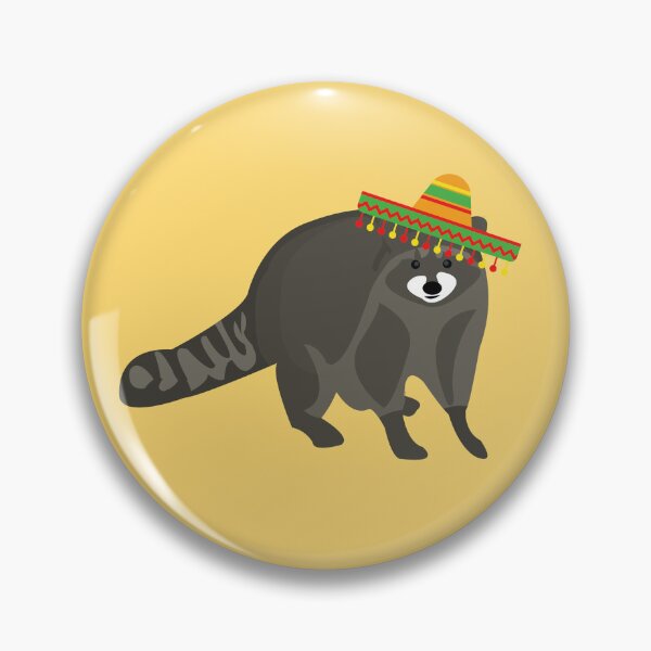Item preview, Funny Raccoon in a Sombrero designed and sold by -Candy-Shop-.