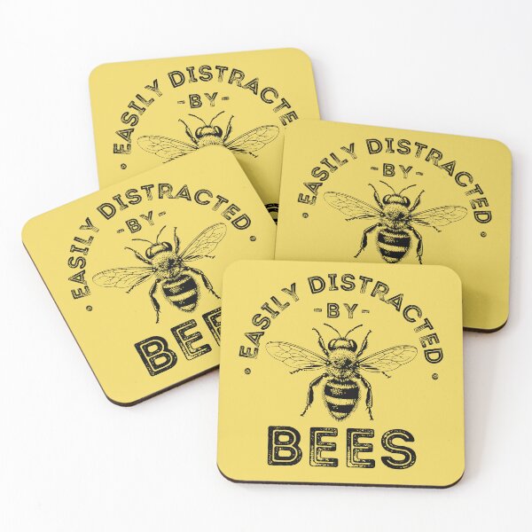 Item preview, Easily distracted by Bees, beekeeper, vintage bee designed and sold by lagunaklein.