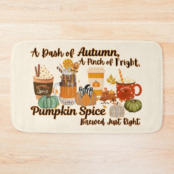 Item preview, Pumpkin Spice Fall Design - A Dash of Autumn, A Pinch of Fright, Brewed Just Right designed and sold by TOA Timeless Original Apparel.