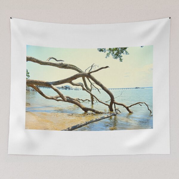 Item preview, Fort Fremont Beach Beaufort South Carolina Driftwood designed and sold by LisaWootenPhoto.