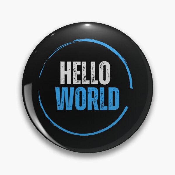 Item preview, Hello WORLD, Fresh Beginnings, Futuristic Vibes designed and sold by Colorful-Garden.