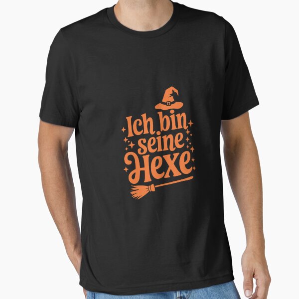 Item preview, I am his witch T-Shirt – Funny Halloween witch design designed and sold by THB-Shirter.