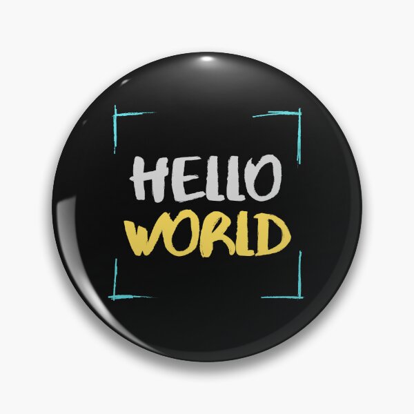 Item preview, Hello WORLD, Fresh Beginnings, Futuristic Vibes designed and sold by Colorful-Garden.