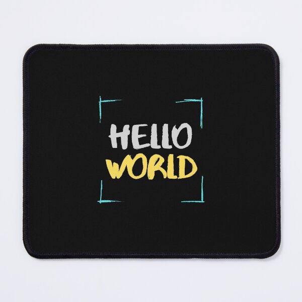 Item preview, Hello WORLD, Fresh Beginnings, Futuristic Vibes designed and sold by Colorful-Garden.