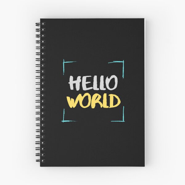 Item preview, Hello WORLD, Fresh Beginnings, Futuristic Vibes designed and sold by Colorful-Garden.