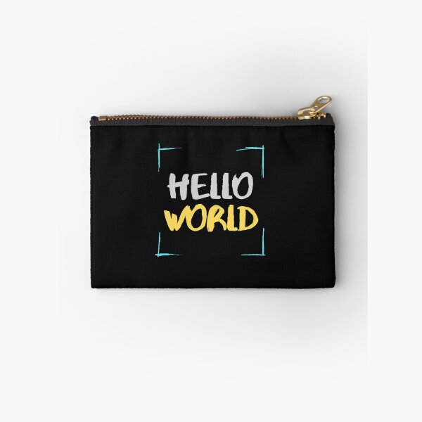 Item preview, Hello WORLD, Fresh Beginnings, Futuristic Vibes designed and sold by Colorful-Garden.