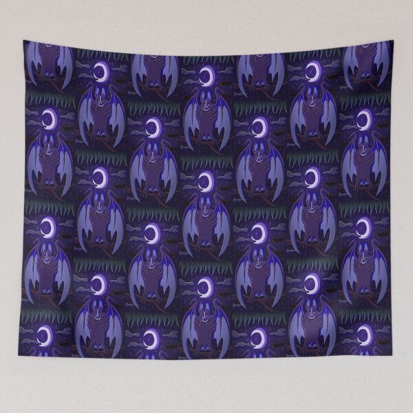Item preview, Blue Moonlight Bat designed and sold by skybluekitty.