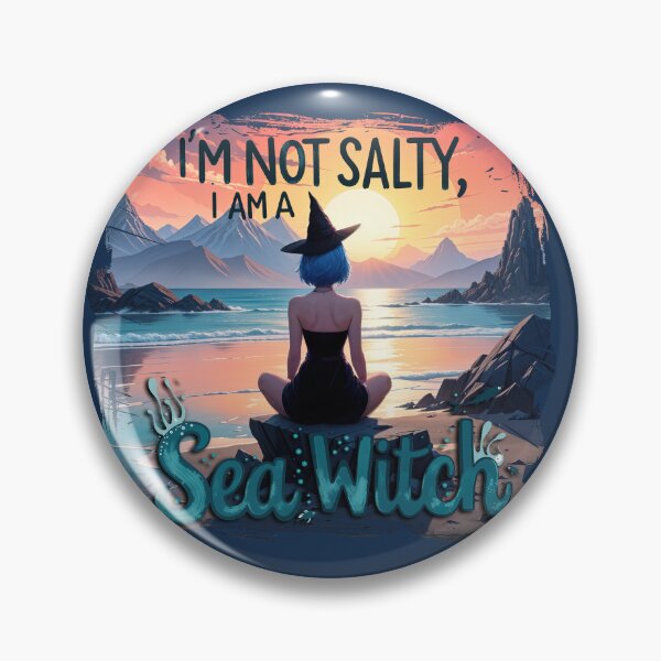 Item preview, Sassy and Spellbound – 'I’m Not Salty, I’m a Sea Witch' - Epic Witchcraft Design designed and sold by blackbean21.