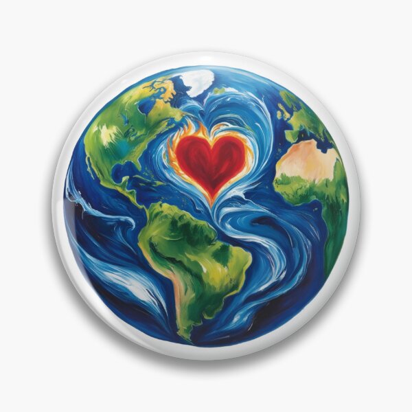 Item preview, Heartfelt Vibes for Earth Love Merchandise Design designed and sold by Design E Khaas.