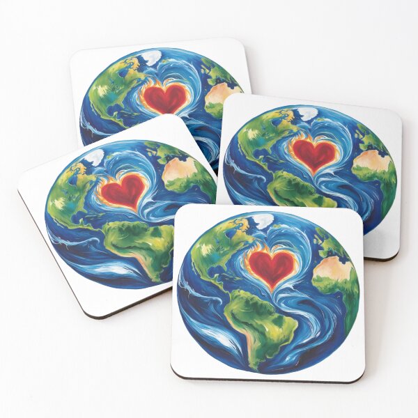 Item preview, Heartfelt Vibes for Earth Love Merchandise Design designed and sold by Design E Khaas.