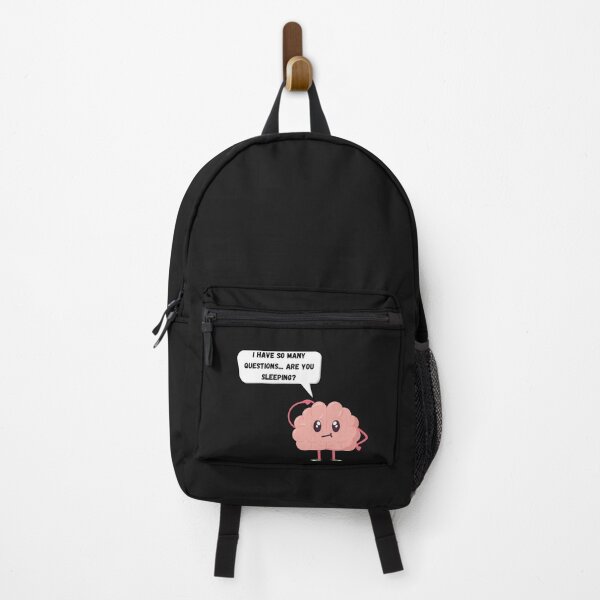 Item preview, Funny brain. I have so many questions... Are you sleeping? designed and sold by AccessibleShop.
