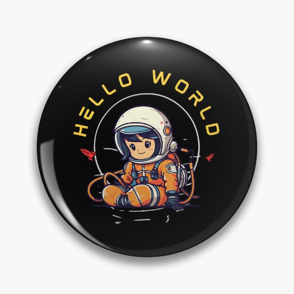 Item preview, Hello WORLD, Fresh Beginnings, Futuristic Vibes designed and sold by Colorful-Garden.