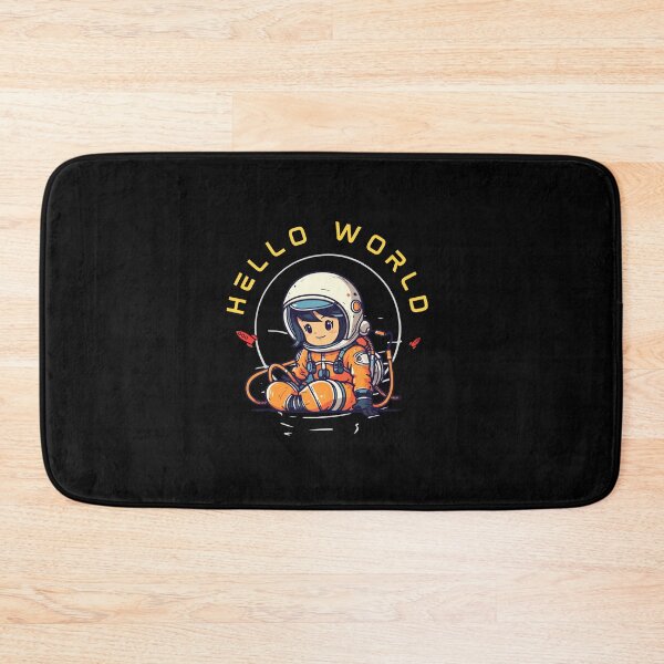 Item preview, Hello WORLD, Fresh Beginnings, Futuristic Vibes designed and sold by Colorful-Garden.