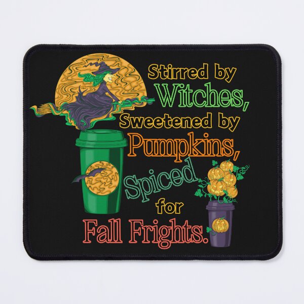 Item preview, Stirred by Witches, Sweetened by Pumpkins, Spiced for Fall Frights Halloween Coffee Design designed and sold by TOA Timeless Original Apparel.
