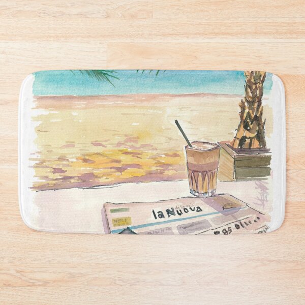 Item preview, Beach Breakfast with Brioche Cafe and News designed and sold by artshop77.