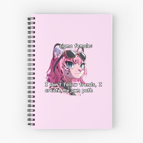 Item preview, Pink jaguar sigma female anime style meme quote  designed and sold by pinkuardesign.