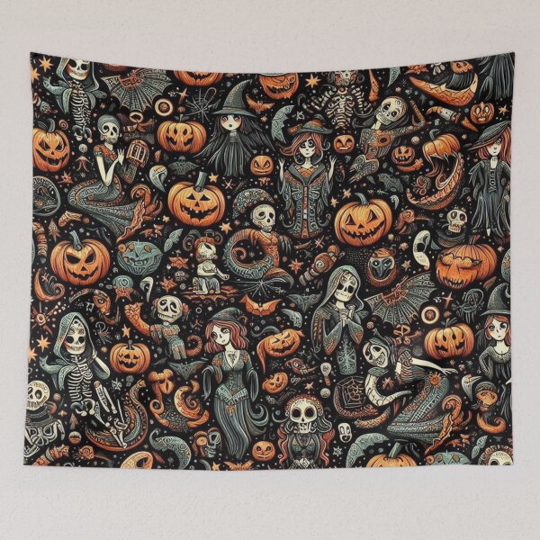 Item preview, Halloween Abstract Crazy Pattern designed and sold by Simplybe1.