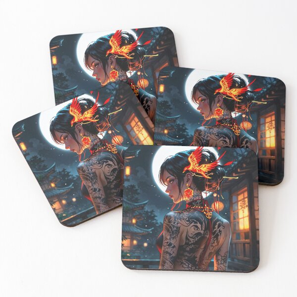 Item preview, Moonlit Ink: The Art of Intricate Tattoos designed and sold by Ahlaena.