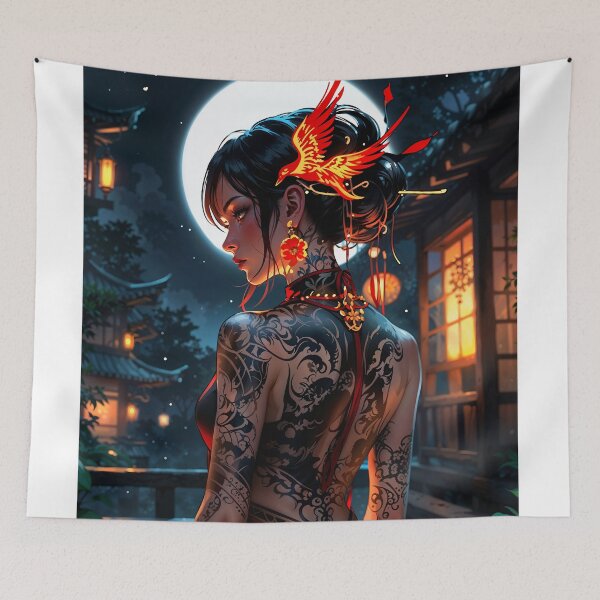 Item preview, Moonlit Ink: The Art of Intricate Tattoos designed and sold by Ahlaena.