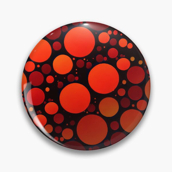 Item preview, Overlapping circles in deep red and orange for a fiery, bold designed and sold by Tchoice.