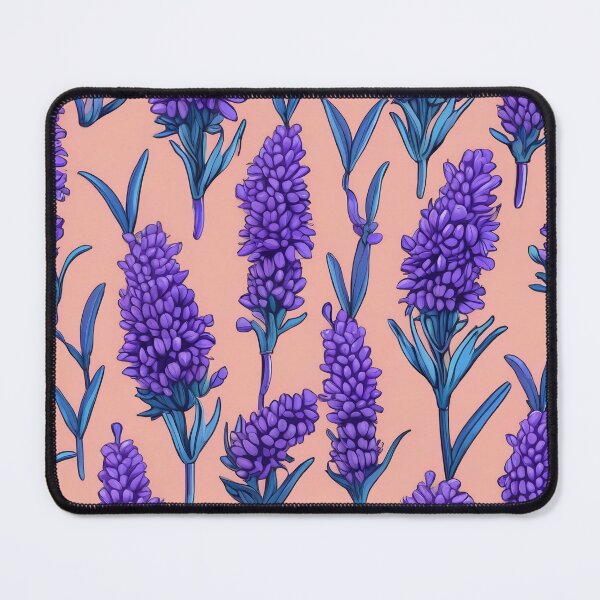 Item preview, Pop Art Orange Lavender Botanical Design designed and sold by DreamCraze.