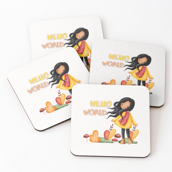 Item preview, Hello WORLD, Fresh Beginnings, Futuristic Vibes designed and sold by Colorful-Garden.