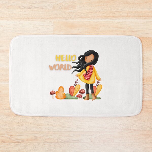Item preview, Hello WORLD, Fresh Beginnings, Futuristic Vibes designed and sold by Colorful-Garden.