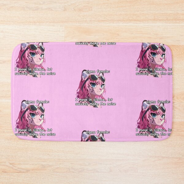 Item preview, Pink jaguar sigma female anime style meme quote  designed and sold by pinkuardesign.