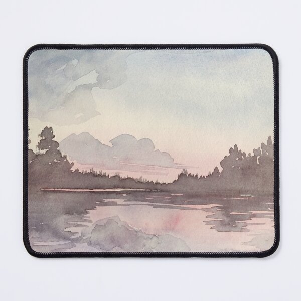 Item preview, Watercolor landscape painting designed and sold by majopienne.