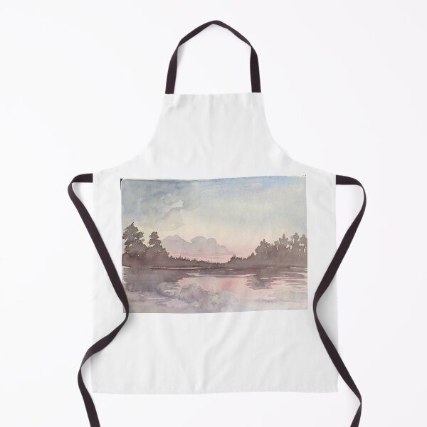 Item preview, Watercolor landscape painting designed and sold by majopienne.