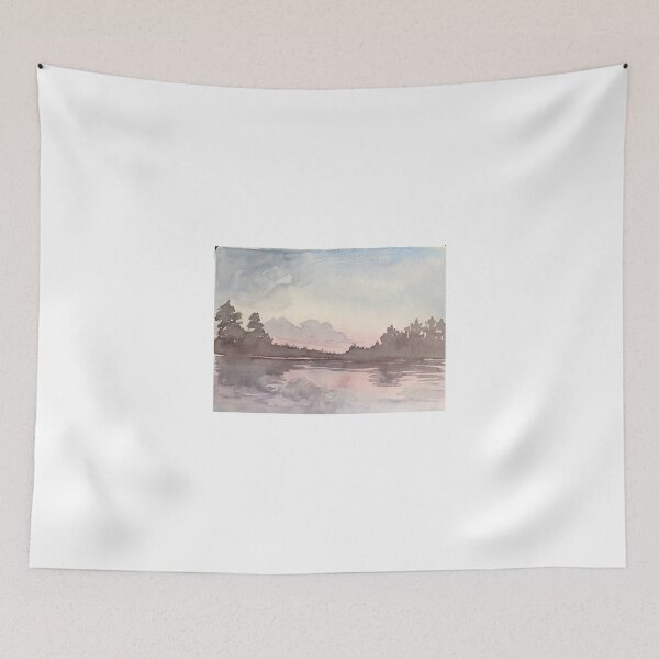 Item preview, Watercolor landscape painting designed and sold by majopienne.