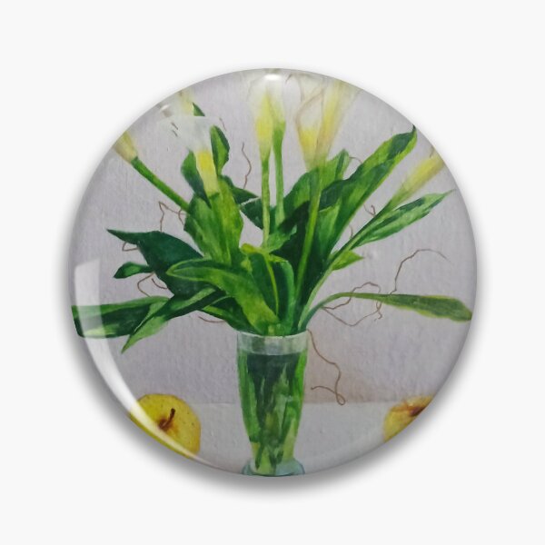 Item preview, Calla Lilies with Yellow Apples designed and sold by MichaelEpp.
