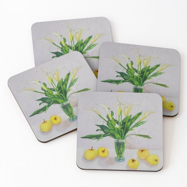 Item preview, Calla Lilies with Yellow Apples designed and sold by MichaelEpp.
