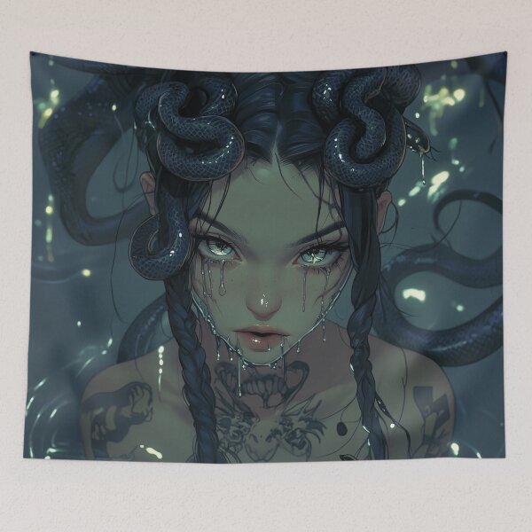 Item preview, Medusa designed and sold by CursedbyLilith.