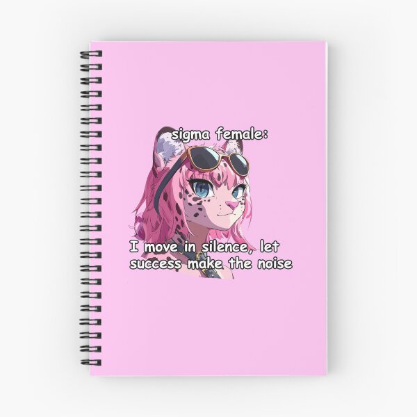Item preview, Pink jaguar sigma female anime style meme quote  designed and sold by pinkuardesign.