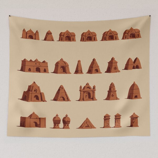 Item preview, Ancient Temples designed and sold by Klaerika.