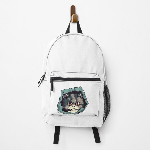 Item preview, Awesome Cat kitten look from torn fabric Hole Cloth Cute Cat Lover Owner designed and sold by ELBERSAID.