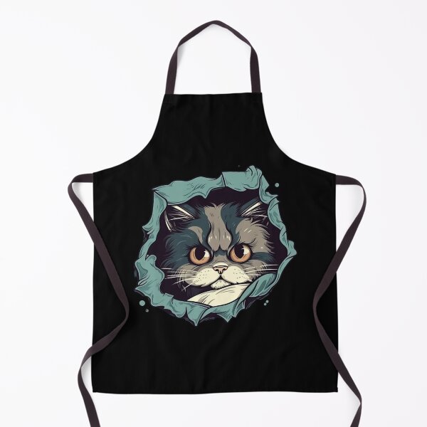 Item preview, Awesome Cat kitten look from torn fabric Hole Cloth Cute Cat Lover Owner designed and sold by ELBERSAID.