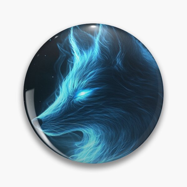 Item preview, Glowing Spirit of the Blue Fox designed and sold by SunsetTH.