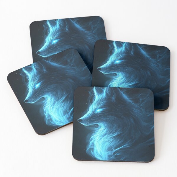 Item preview, Glowing Spirit of the Blue Fox designed and sold by SunsetTH.