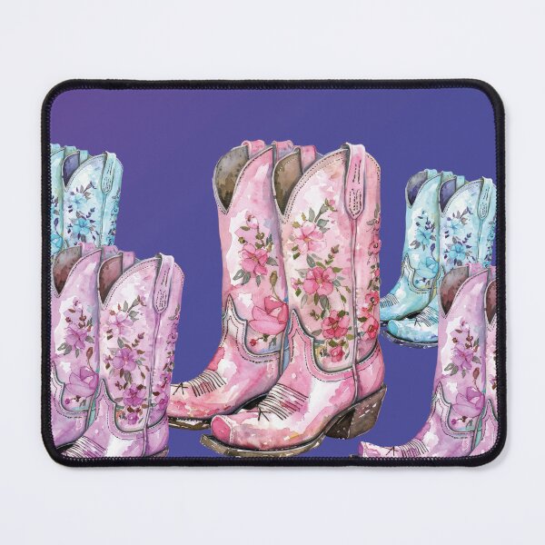 Item preview, Cowboy boots pink, sexy cowgirl designed and sold by Mauswohn.